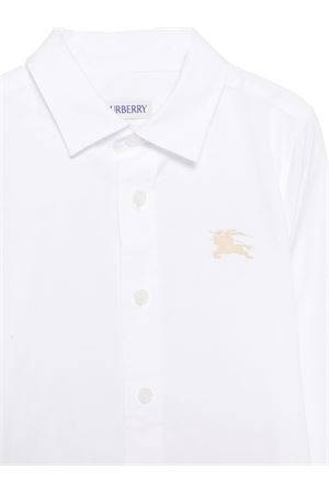 white cotton shirt BURBERRY KIDS | 8108990A1464